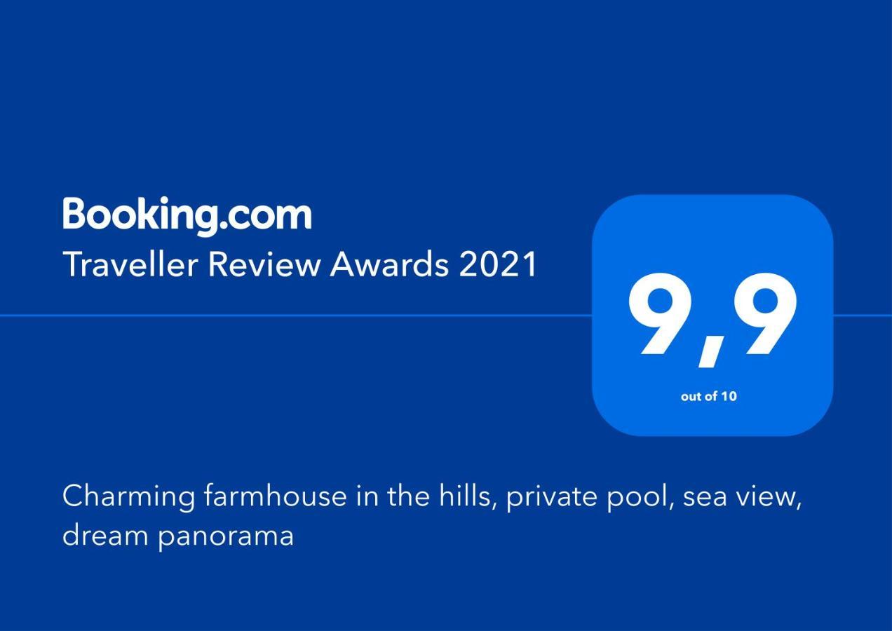 Charming Farmhouse In The Hills, Private Pool, Sea View, Dream Panorama Camaiore Extérieur photo