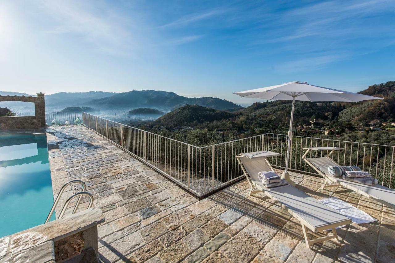 Charming Farmhouse In The Hills, Private Pool, Sea View, Dream Panorama Camaiore Extérieur photo