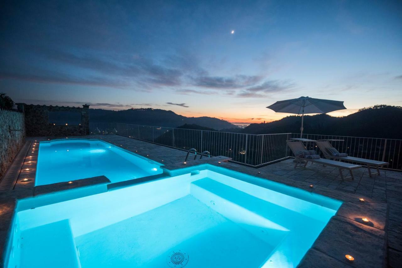 Charming Farmhouse In The Hills, Private Pool, Sea View, Dream Panorama Camaiore Extérieur photo