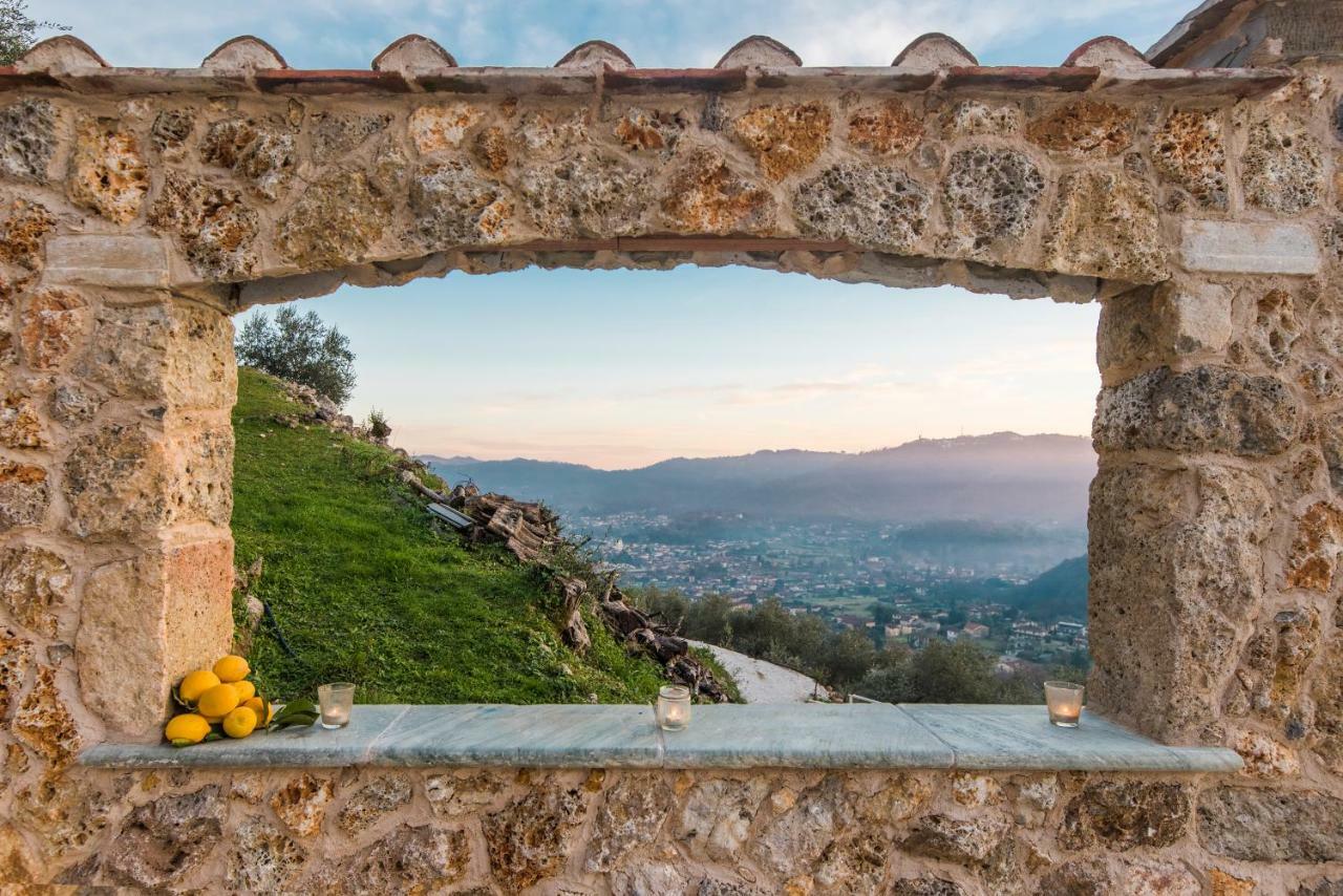 Charming Farmhouse In The Hills, Private Pool, Sea View, Dream Panorama Camaiore Extérieur photo