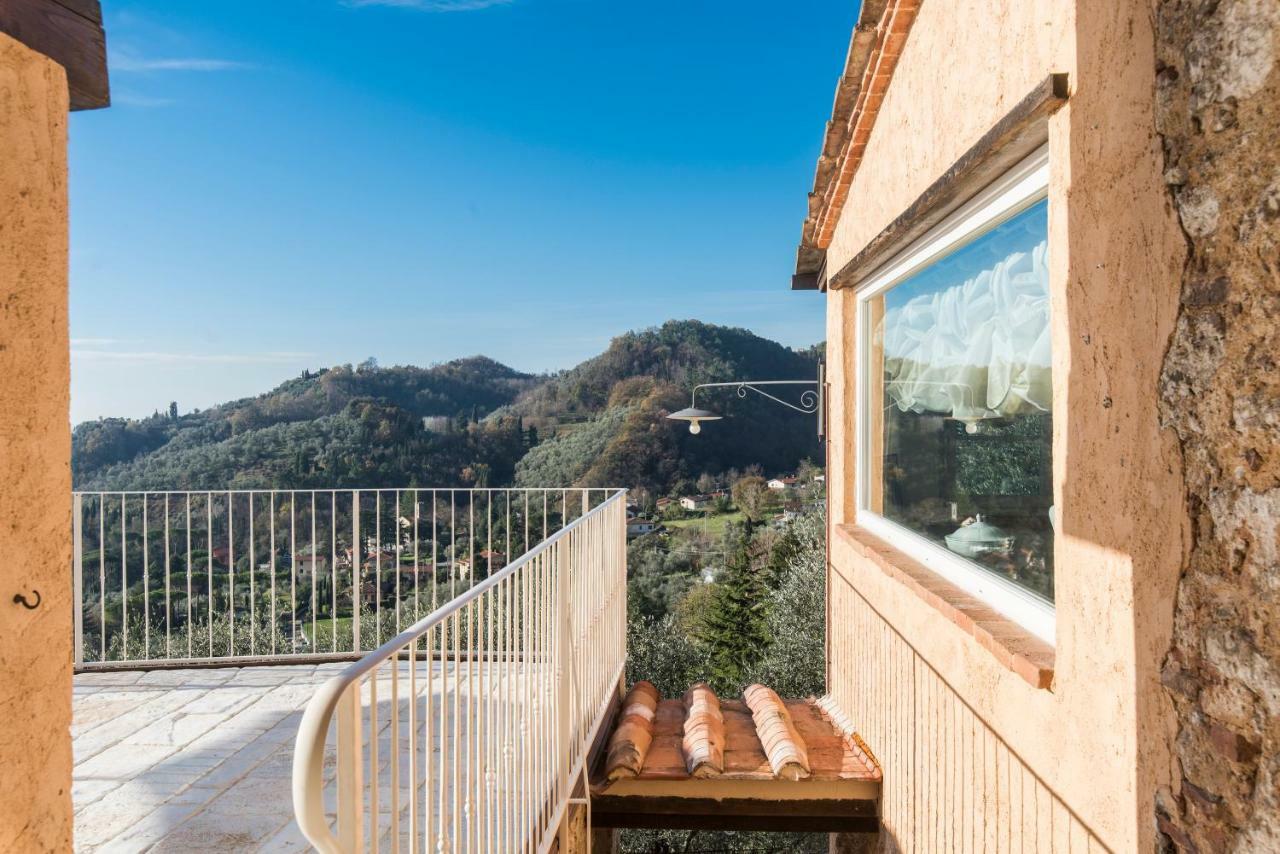 Charming Farmhouse In The Hills, Private Pool, Sea View, Dream Panorama Camaiore Extérieur photo
