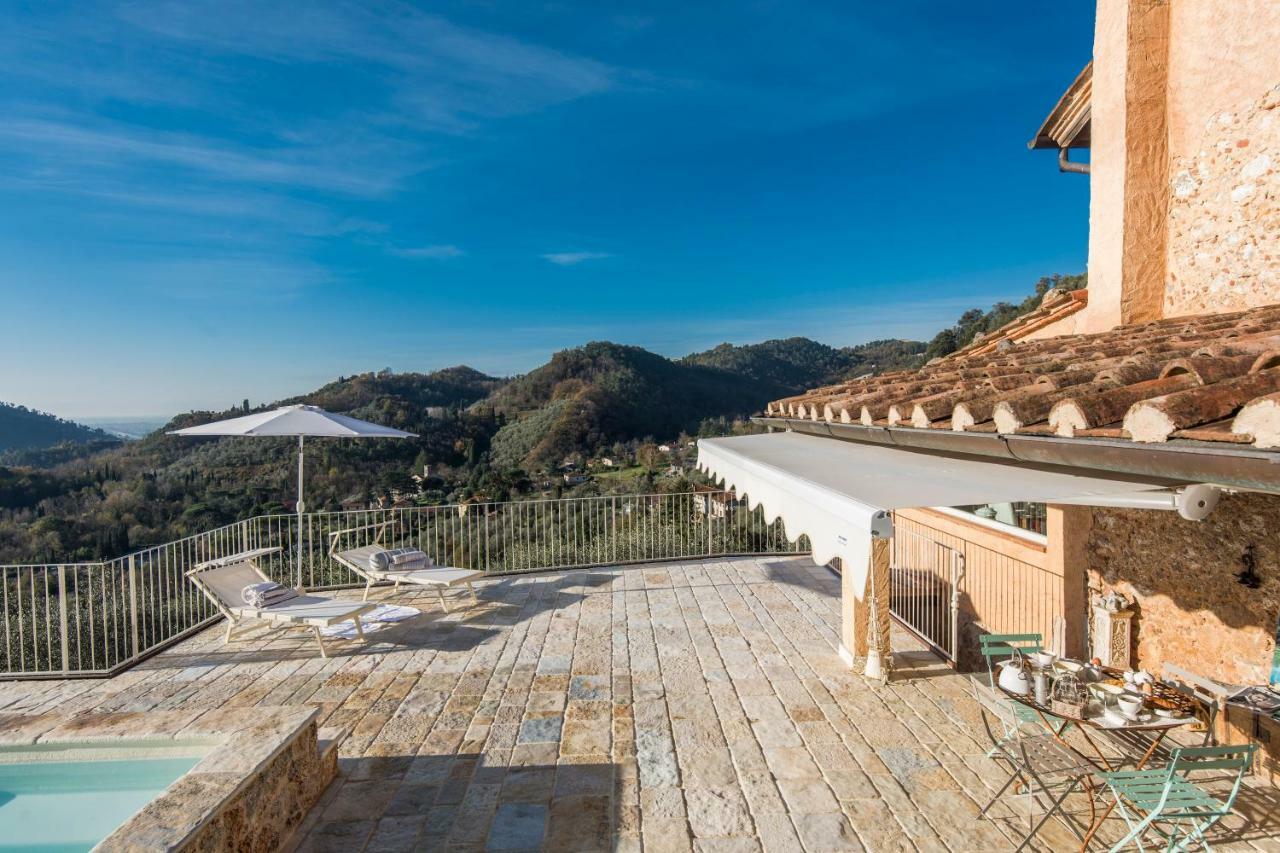 Charming Farmhouse In The Hills, Private Pool, Sea View, Dream Panorama Camaiore Extérieur photo